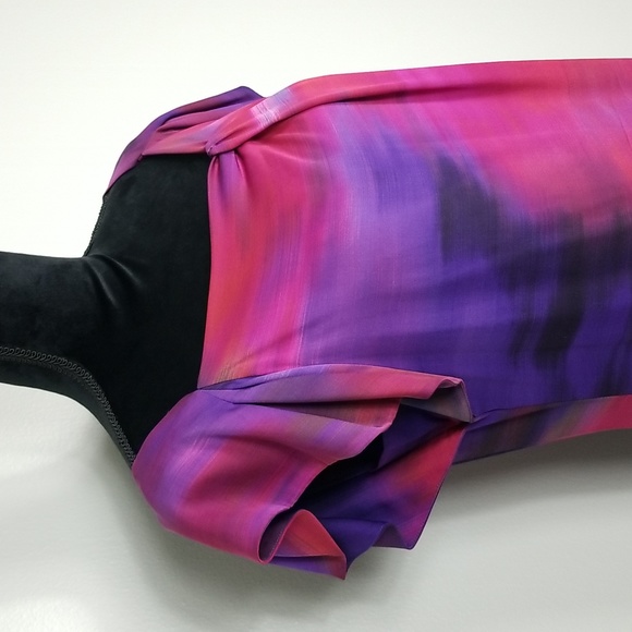 Diane Von Furstenberg Dunn Monet Fields Silk Dress Size 6 - Picture 12 of 15